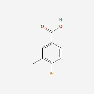 4-Bromo-3-methylbenzoic acid chemical structure (CAS 7697-28-1)