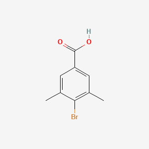 4-Bromo-3,5-dimethylbenzoic acid chemical structure (CAS 7697-32-7)