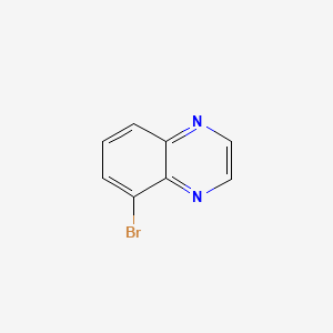 5-Bromoquinoxaline chemical structure (CAS 76982-23-5)