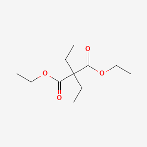 Diethyl Diethylmalonate chemical structure (CAS 77-25-8)