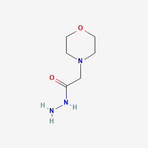 2-Morpholinoacetohydrazide chemical structure (CAS 770-17-2)