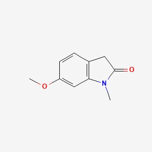 6-Methoxy-1-methylindolin-2-one chemical structure (CAS 7703-91-5)