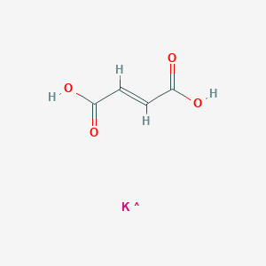 Fumaric acid xpotassium salt chemical structure (CAS 7704-72-5)
