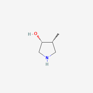 cis-4-Methylpyrrolidin-3-ol chemical structure (CAS 770697-08-0)