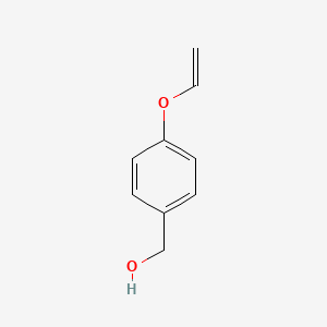 [4-(Ethenyloxy)phenyl]methanol chemical structure (CAS 77089-07-7)