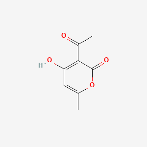 3-Acetyl-4-hydroxy-6-methyl-2H-pyran-2-one chemical structure (CAS 771-03-9)