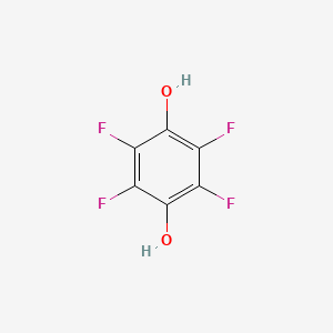 Tetrafluorohydroquinone chemical structure (CAS 771-63-1)