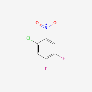 2-Chloro-4,5-difluoronitrobenzene chemical structure (CAS 771-76-6)