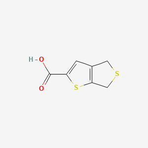 4,6-Dihydrothieno[3,4-b]thiophene-2-carboxylic acid chemical structure (CAS 7712-05-2)