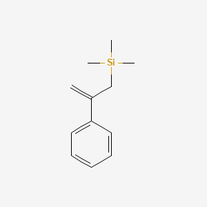 Trimethyl(2-phenylallyl)silane chemical structure (CAS 77130-15-5)