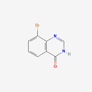 8-Bromoquinazolin-4(1H)-one chemical structure (CAS 77150-35-7)