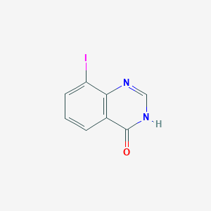 8-Iodoquinazolin-4(3H)-one chemical structure (CAS 77150-36-8)
