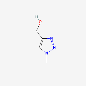 (1-Methyl-1H-1,2,3-triazol-4-yl)methanol chemical structure (CAS 77177-21-0)