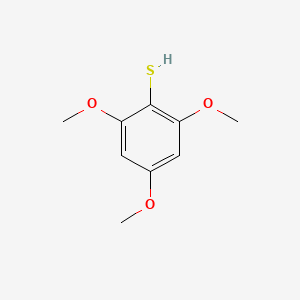 2,4,6-Trimethoxybenzenethiol chemical structure (CAS 77189-99-2)
