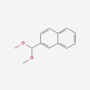 2-(Dimethoxymethyl)naphthalene chemical structure (CAS 77196-31-7)