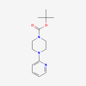 tert-Butyl 4-(pyridin-2-yl)piperazine-1-carboxylate chemical structure (CAS 77278-62-7)