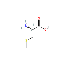 2-Amino-3-(methylthio)propanoic acid chemical structure (CAS 7728-98-5)