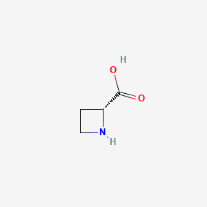 (R)-Azetidine-2-carboxylic acid chemical structure (CAS 7729-30-8)