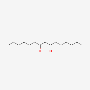 Pentadecane-7,9-dione chemical structure (CAS 77291-89-5)