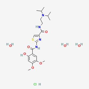 Acotiamide hydrochloride trihydrate chemical structure (CAS 773092-05-0)