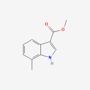 Methyl 7-methyl-1H-indole-3-carboxylate chemical structure (CAS 773134-49-9)