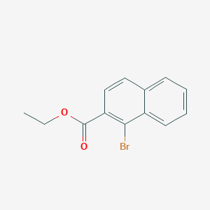 Ethyl 1-bromo-2-naphthoate chemical structure (CAS 773134-84-2)