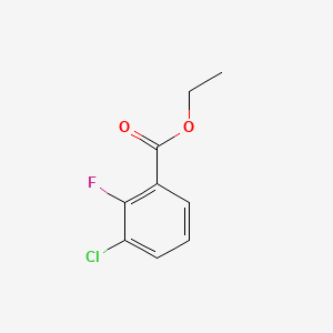 Ethyl 3-chloro-2-fluorobenzoate chemical structure (CAS 773135-55-0)
