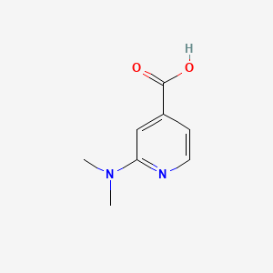2-(Dimethylamino)isonicotinic acid chemical structure (CAS 77314-81-9)