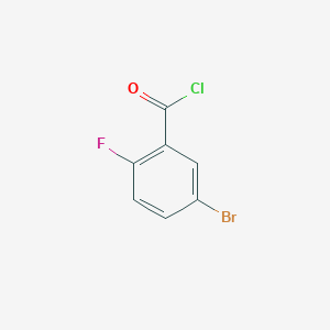 5-Bromo-2-fluorobenzoyl chloride chemical structure (CAS 773140-42-4)