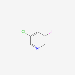 3-Chloro-5-iodopyridine chemical structure (CAS 77332-90-2)