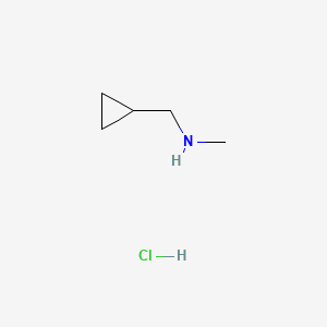 N-(Cyclopropylmethyl)-N-methylamine Hydrochloride chemical structure (CAS 77335-18-3)