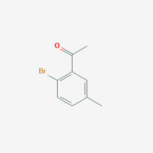 1-(2-Bromo-5-methylphenyl)ethanone chemical structure (CAS 77344-70-8)