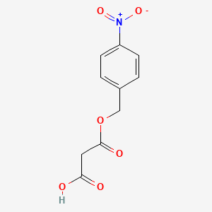 3-((4-Nitrobenzyl)oxy)-3-oxopropanoic acid chemical structure (CAS 77359-11-6)