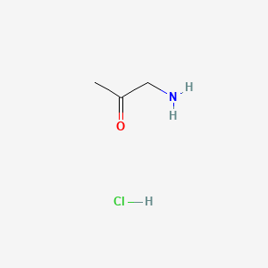 1-Aminopropan-2-one hydrochloride chemical structure (CAS 7737-17-9)