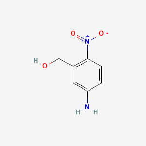 (5-Amino-2-nitrophenyl)methanol chemical structure (CAS 77376-03-5)