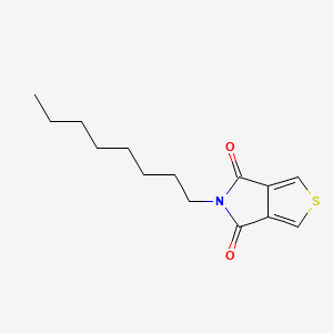 5-Octyl-4H-thieno[3,4-c]pyrrole-4,6(5H)-dione chemical structure (CAS 773881-43-9)