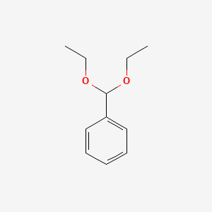 (Diethoxymethyl)benzene chemical structure (CAS 774-48-1)