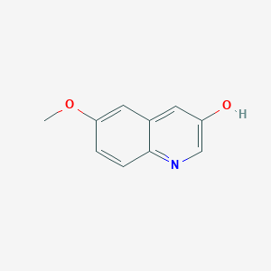 6-Methoxyquinolin-3-ol chemical structure (CAS 77421-36-4)