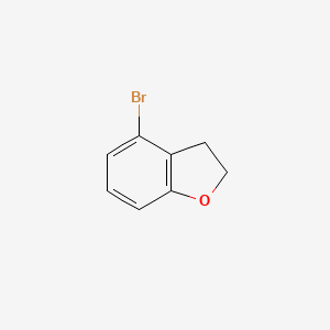 4-Bromo-2,3-dihydrobenzofuran chemical structure (CAS 774220-36-9)