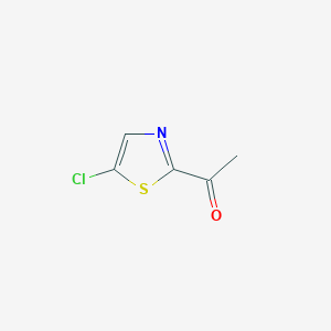 5-Chlorothiazole-2-ethanone chemical structure (CAS 774230-95-4)