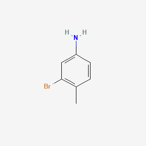 3-Bromo-4-methylaniline chemical structure (CAS 7745-91-7)