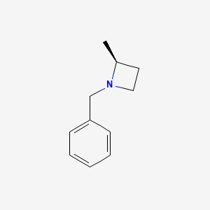 (S)-1-Benzyl-2-methylazetidine chemical structure (CAS 774537-09-6)