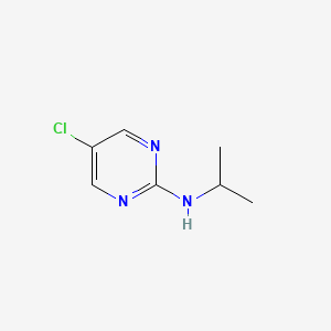 5-Chloro-N-isopropylpyrimidin-2-amine chemical structure (CAS 77476-96-1)