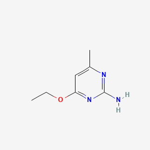 4-Ethoxy-6-methylpyrimidin-2-amine chemical structure (CAS 7749-48-6)