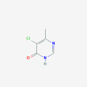 5-Chloro-6-methylpyrimidin-4(3H)-one chemical structure (CAS 7752-72-9)