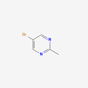 5-Bromo-2-methylpyrimidine chemical structure (CAS 7752-78-5)