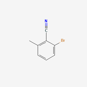2-Bromo-6-methylbenzonitrile chemical structure (CAS 77532-78-6)