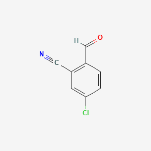 5-Chloro-2-formylbenzonitrile chemical structure (CAS 77532-88-8)