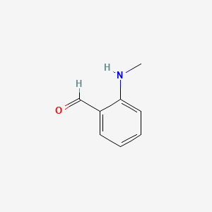 2-(Methylamino)benzaldehyde chemical structure (CAS 7755-70-6)