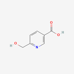 6-(Hydroxymethyl)nicotinic acid chemical structure (CAS 775545-30-7)